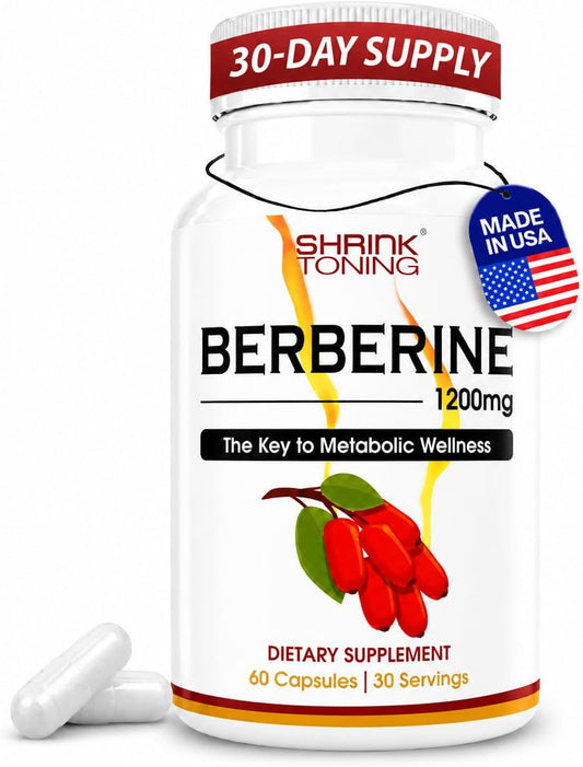 Shrink Toning Berberine HCl 1200mg Per Serving