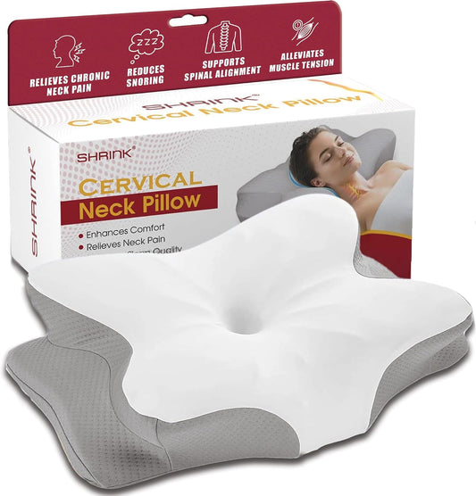Shrink Cervical Pillow for Neck Pain Relief and Shoulder