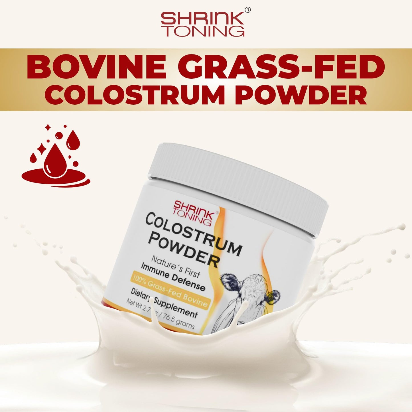 shrink Colostrum Powder 3 oz