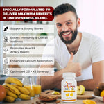 Shrink Toning Vitamin D3 + K2 Supplement – 125 mcg Vitamin D₃ & 100 mcg K₂