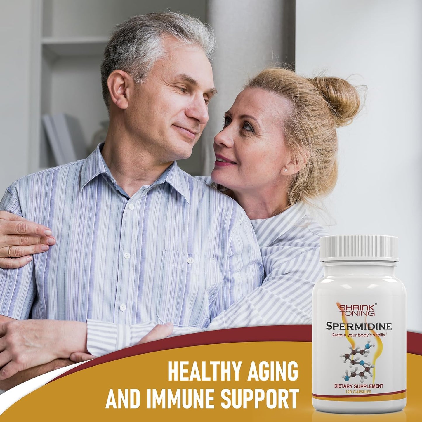shrink Spermidine Supplements 120 Vegan Caps for Men & Women