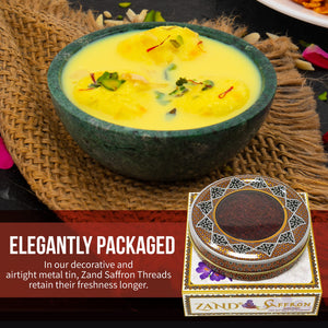 Zand Persian Saffron Threads – 2 Grams Premium Grade A Organic Pure Saffron Spice Thread