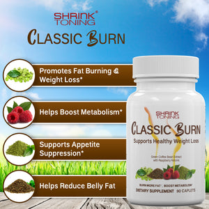 Shrink Classic Burn - 90pcs - Green Coffee Bean Extract Dietary Supplement