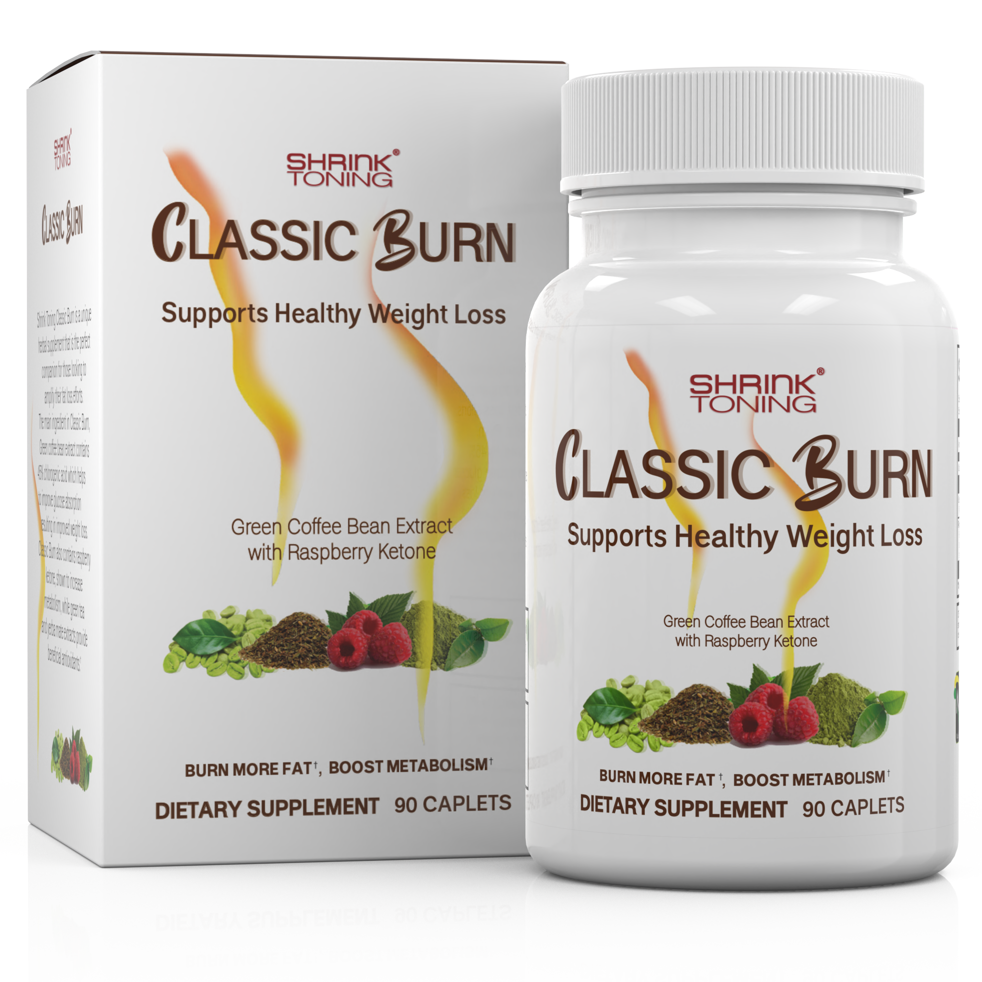 Shrink Classic Burn - 90pcs - Green Coffee Bean Extract Dietary Supplement