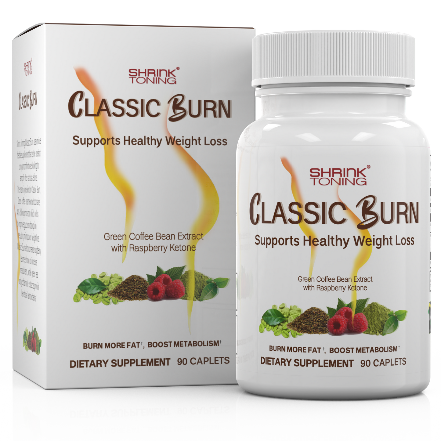 Shrink Classic Burn - 90pcs - Green Coffee Bean Extract Dietary Supplement