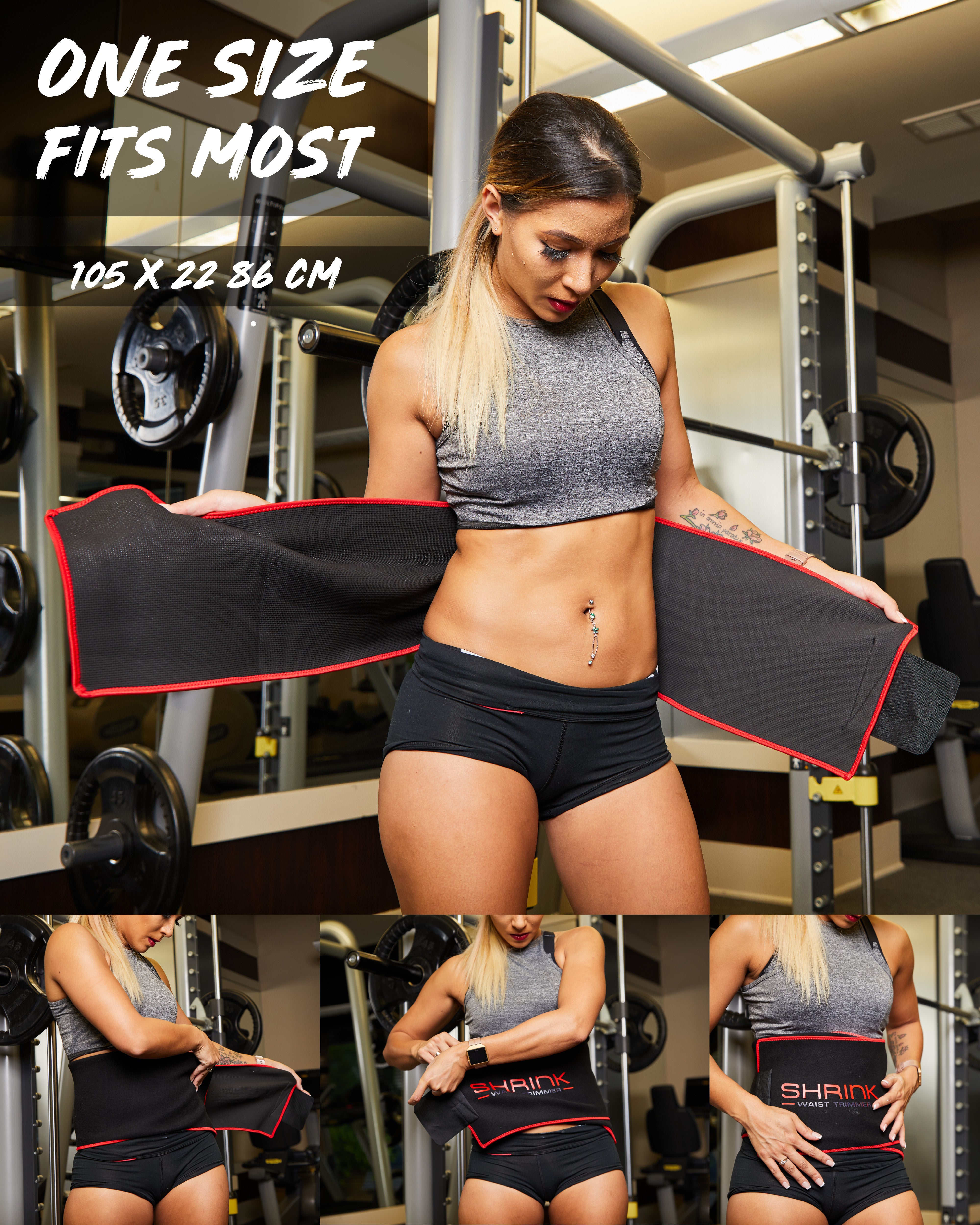 Shrink Workout Waist Trimmer Belt for Men and Women-Shrinktoning