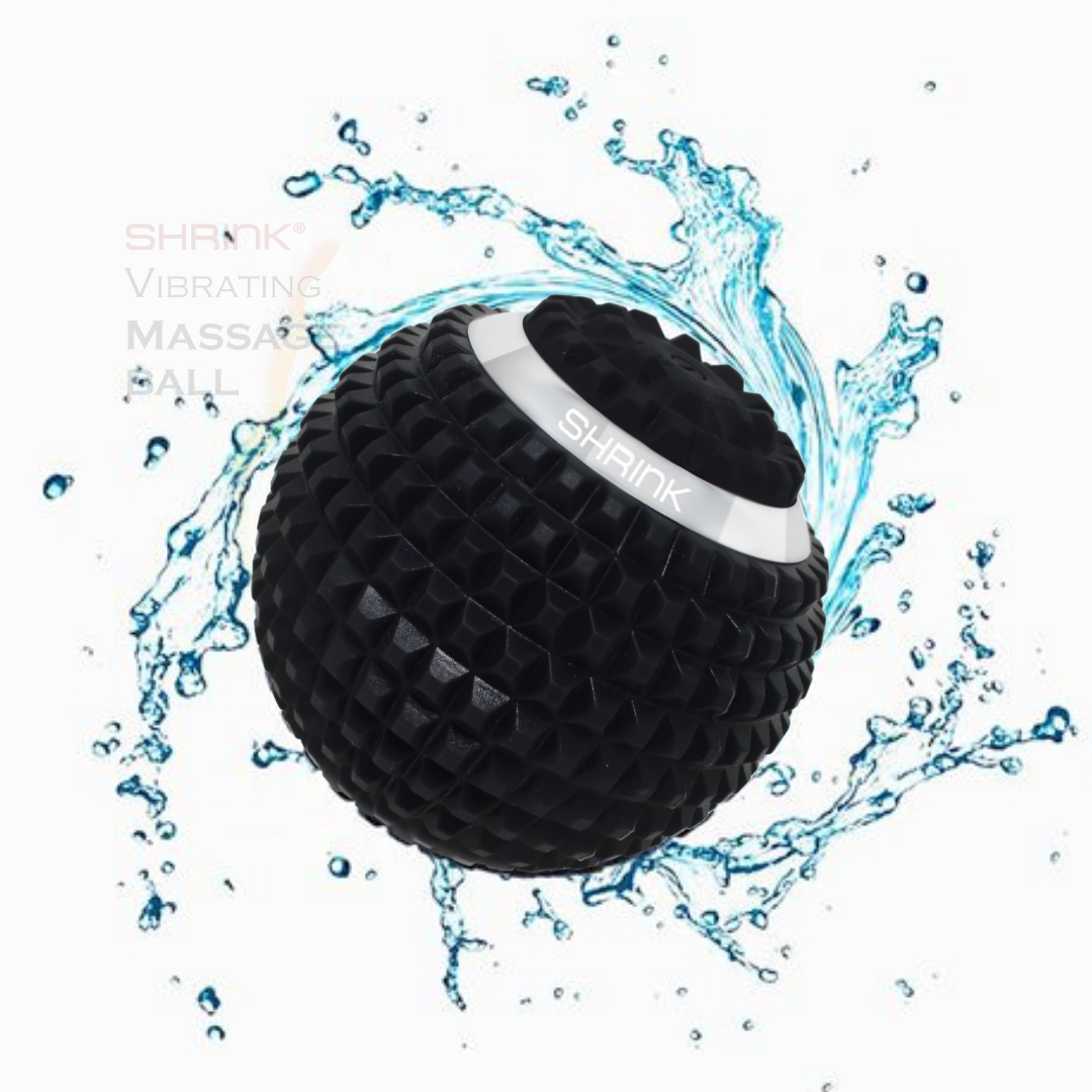 SHRINK Vibrating Massage Ball with 4-Speeds Vibration Intensity